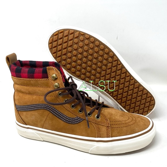 VANS SK8-HI MTE Glazed Ginger Tan Women Sneak Boot - Picture 8 of 9